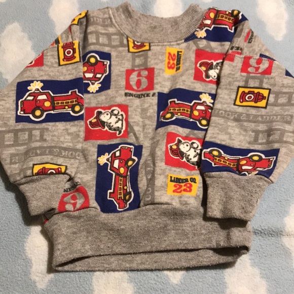 Vintage-Mini Dimensions-“Fireman” Sweat Suit-12 Mo - Picture 2 of 14